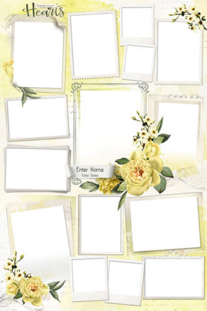 XOMemories_Yellow-Rose-Memorial-Photo-Collage-Template